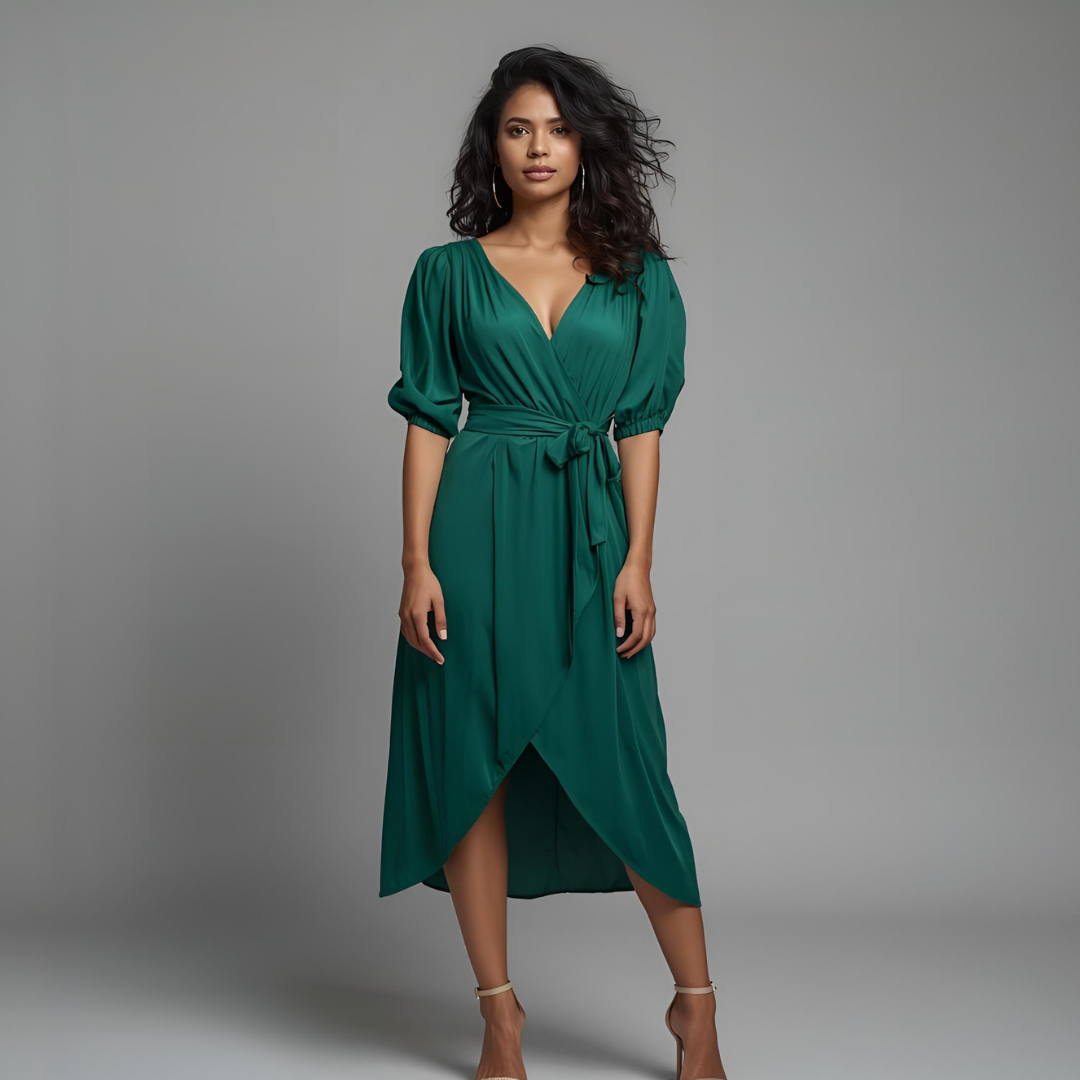 LIRA | Long Green Dress