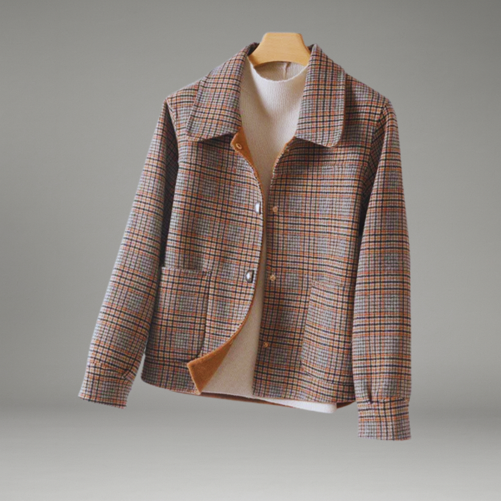 Women’s Coat with Button Front and Spacious Pockets