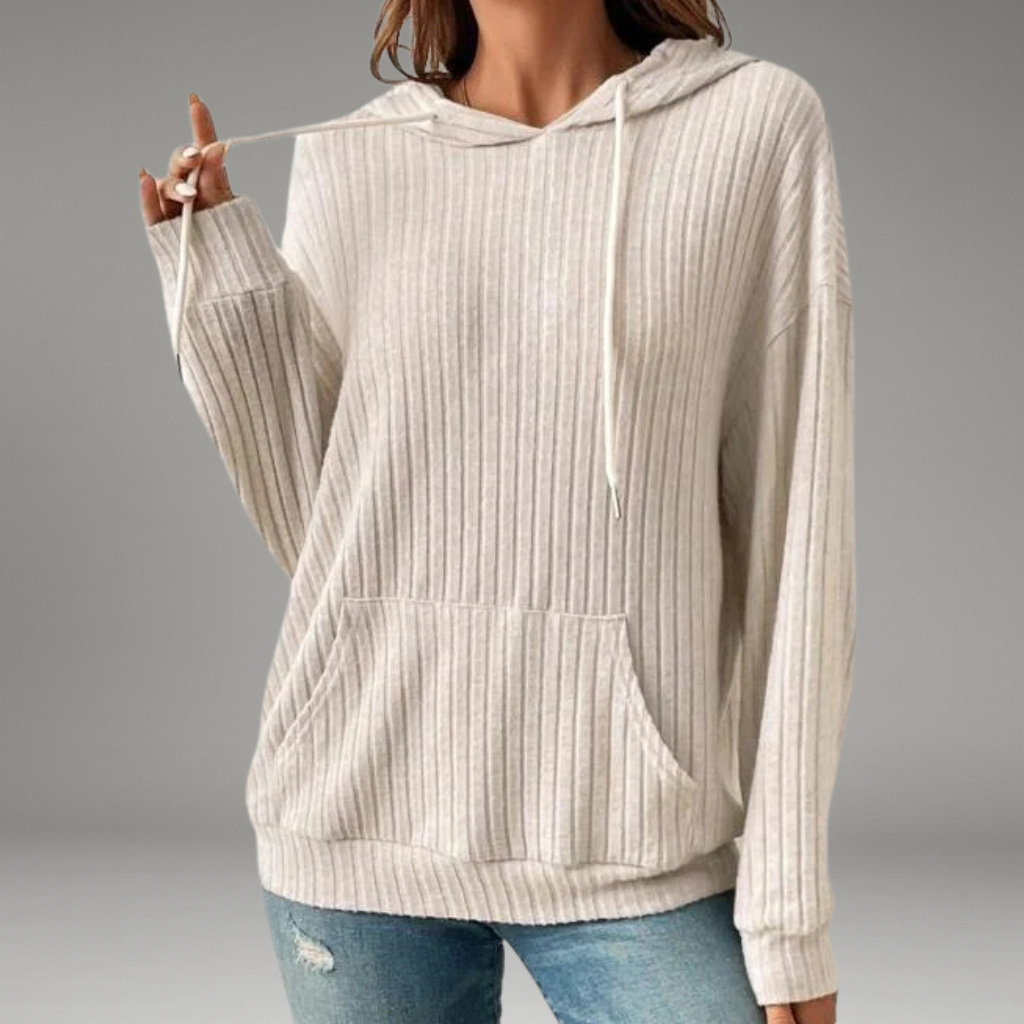 Women’s Hoodie with Drawstring Hood and Long Sleeves