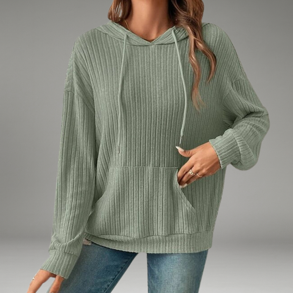 Women’s Hoodie with Drawstring Hood and Long Sleeves