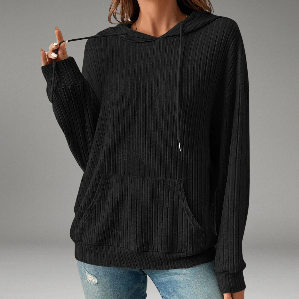 Women’s Hoodie with Drawstring Hood and Long Sleeves