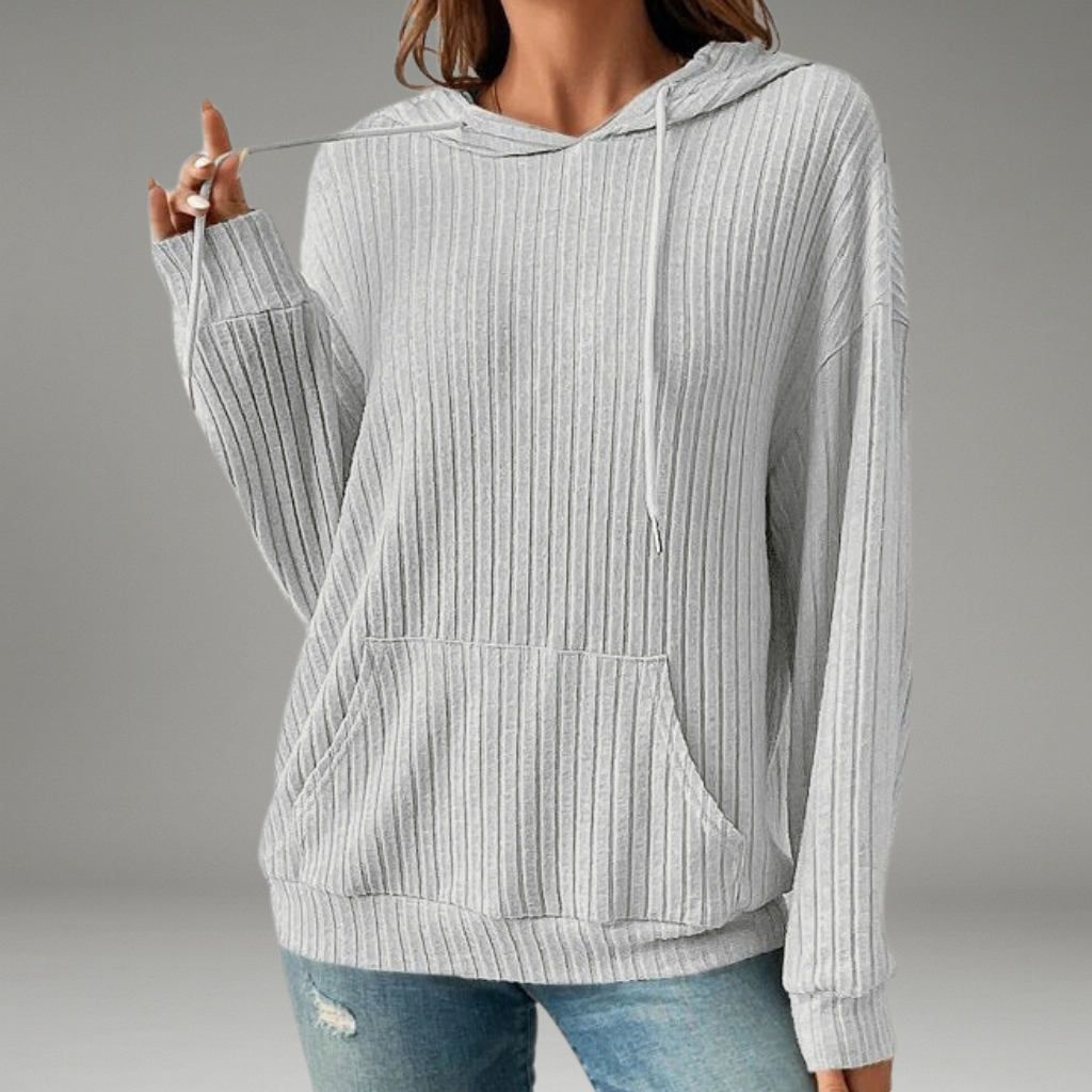 Women’s Hoodie with Drawstring Hood and Long Sleeves