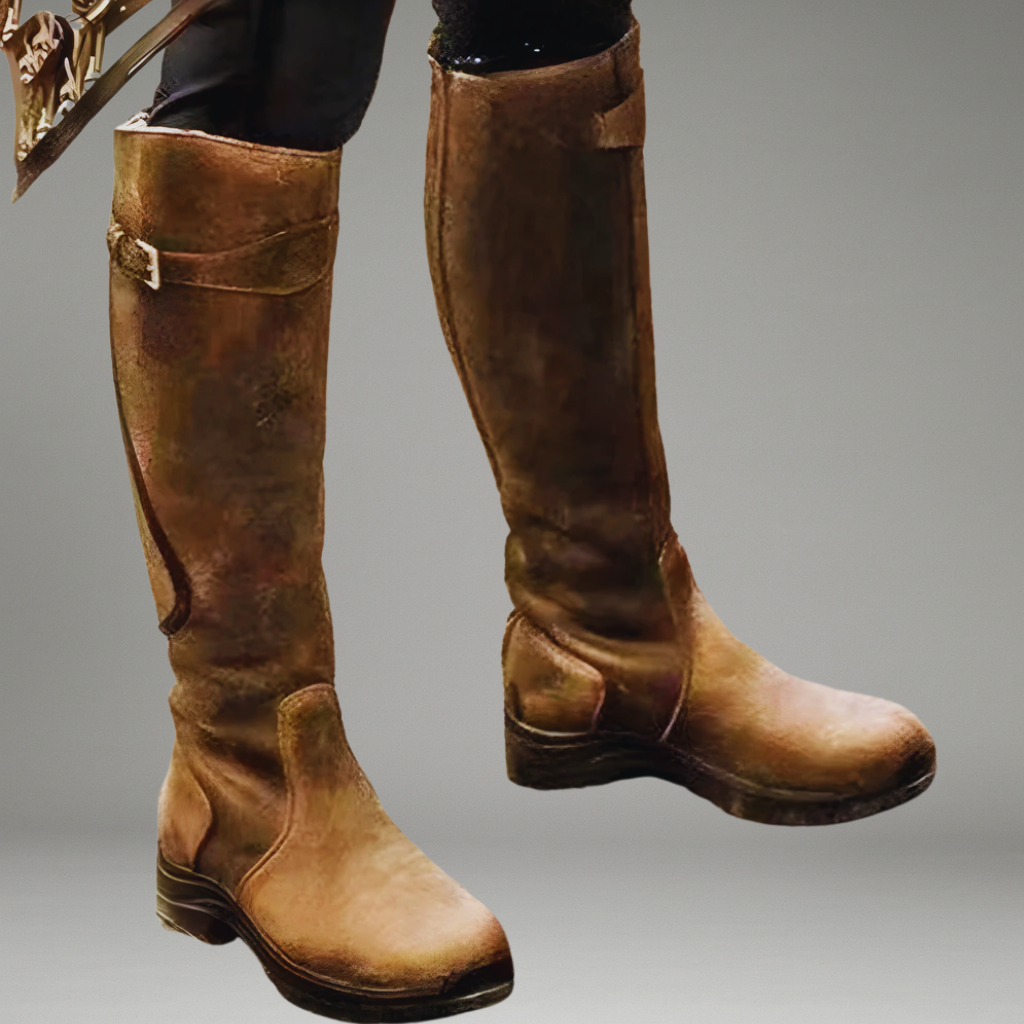 Women’s Knee-High Boots with Waterproof Closure and Non-Slip Outsole