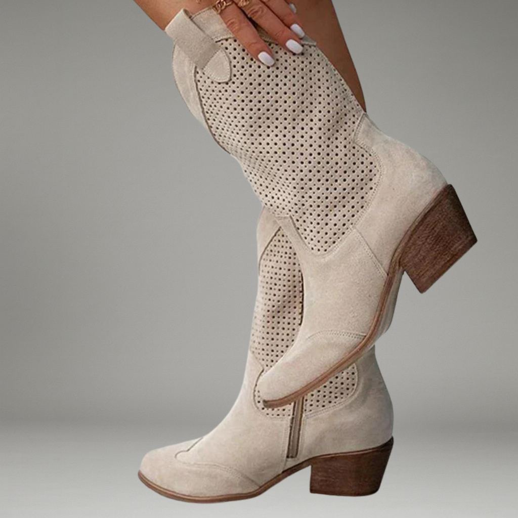 Women’s Ankle Boots with Pointed Toe and Pull-On Tabs